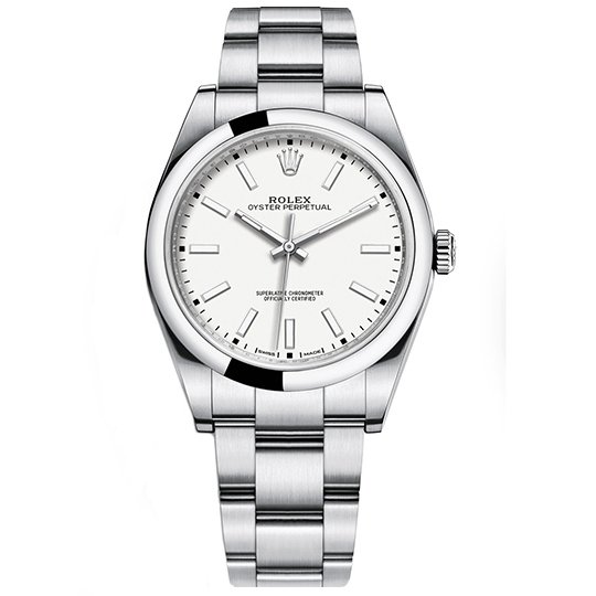 Rolex Oyster Perpetual 39mm White Dial 2018 114300 Rolex Oyster Perpetual 39mm White Dial 2018 114300