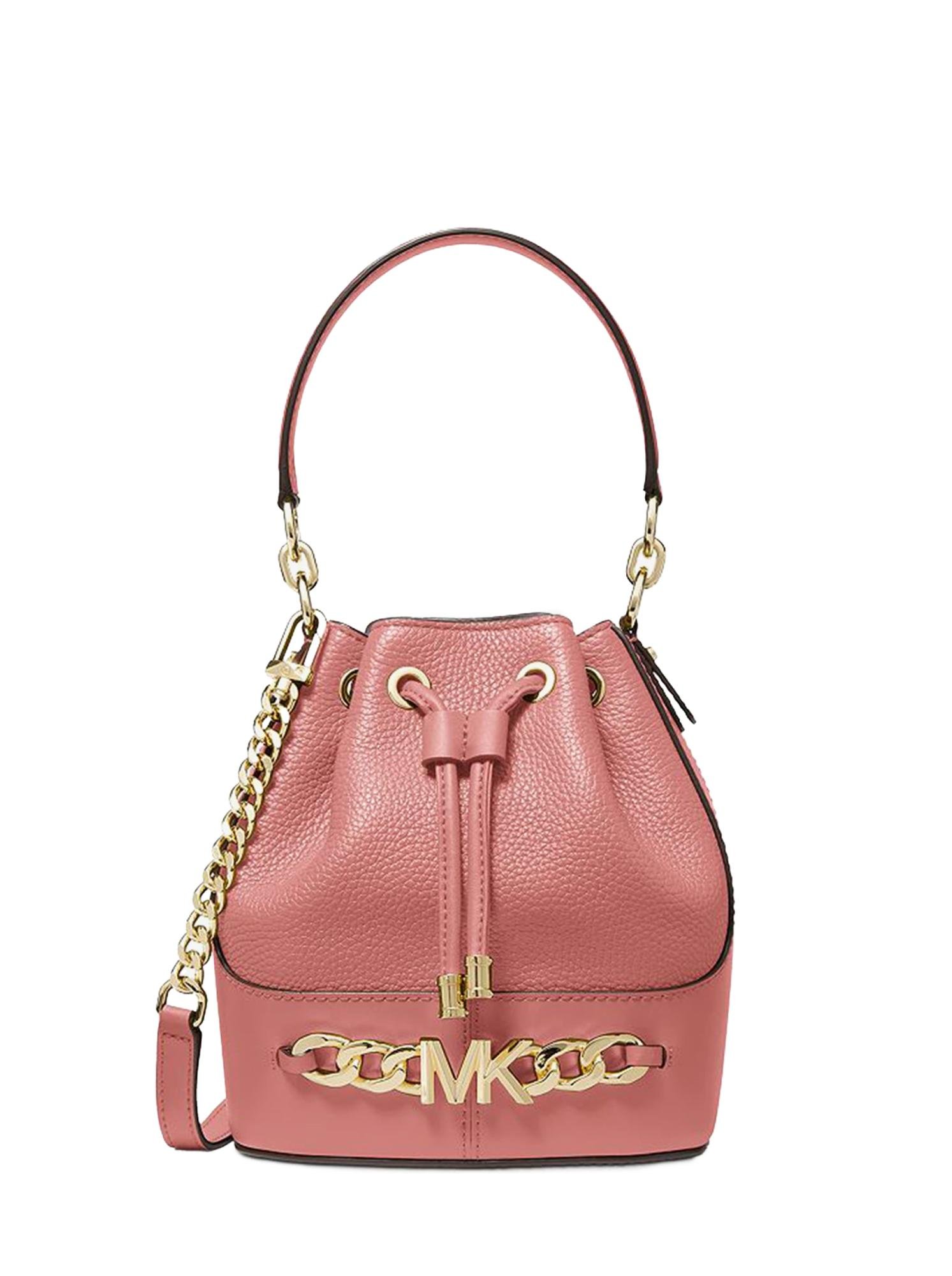 Pink and black michael kors purse best sale