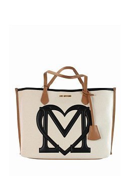 Moschino Corazon Medium Beige