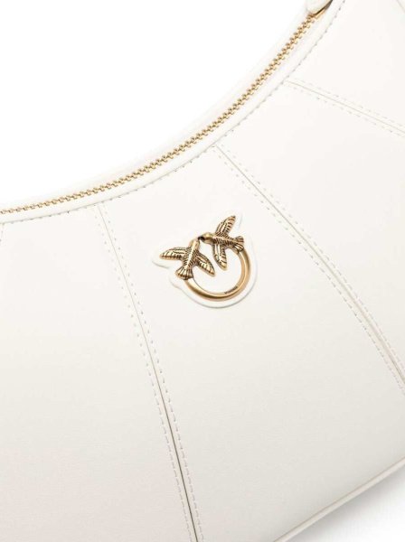 Pinko Love Bag Half Moon Small White Pinko Love Bag Half Moon Small White