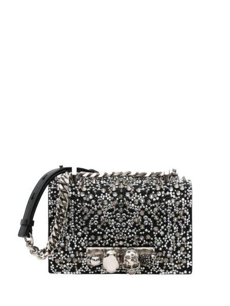Alexander McQueen The Jewelled Bag Small Black Alexander McQueen The Jewelled Bag Small Black
