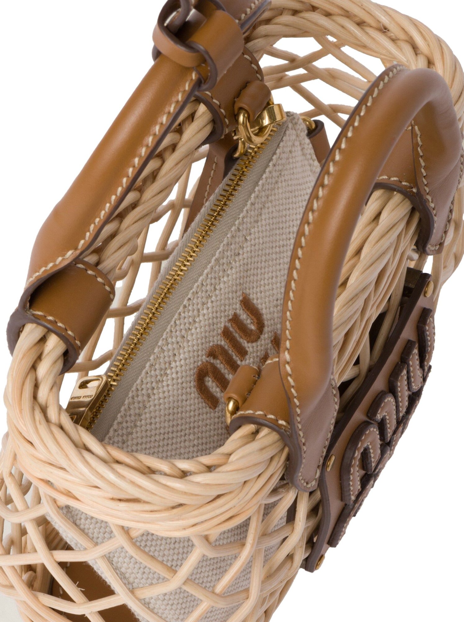Miu Miu Wander Small Beige
