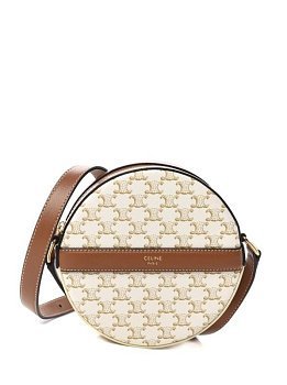 Celine Triomphe Canvas Small Beige Celine Triomphe Canvas Small Beige