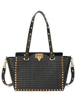 Valentino Rockstud Medium Black Valentino Rockstud Medium Black