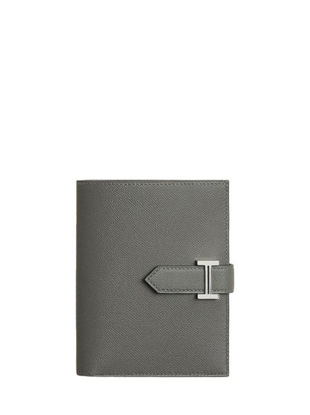 Hermes Bearn Compact Wallet Grey Hermes Bearn Compact Wallet Grey