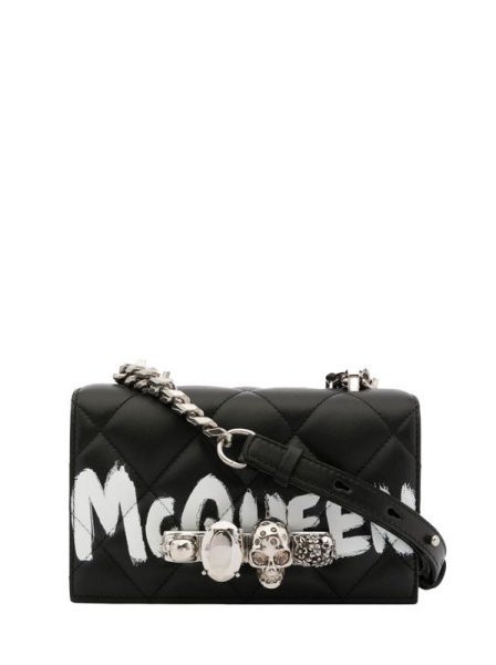 Alexander McQueen The Jewelled Bag Small Black Alexander McQueen The Jewelled Bag Small Black