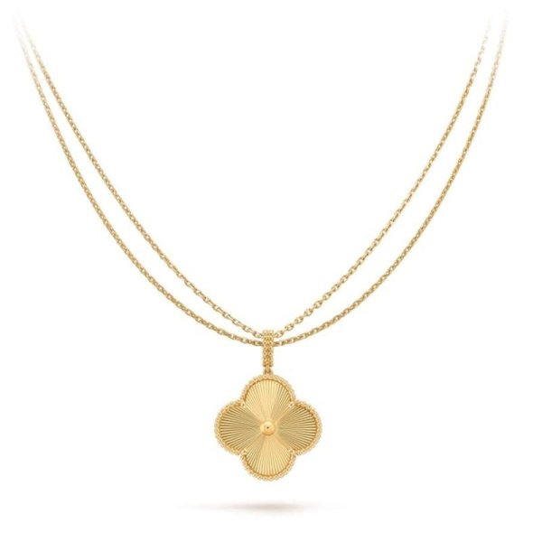 Ожерелье Van Cleef Magic Alhambra Желтое золото