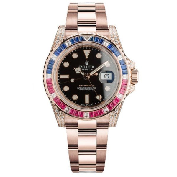 Rolex GMT-Master II Everose Gold 40mm 126755SARU Rolex GMT-Master II Everose Gold 40mm 126755SARU