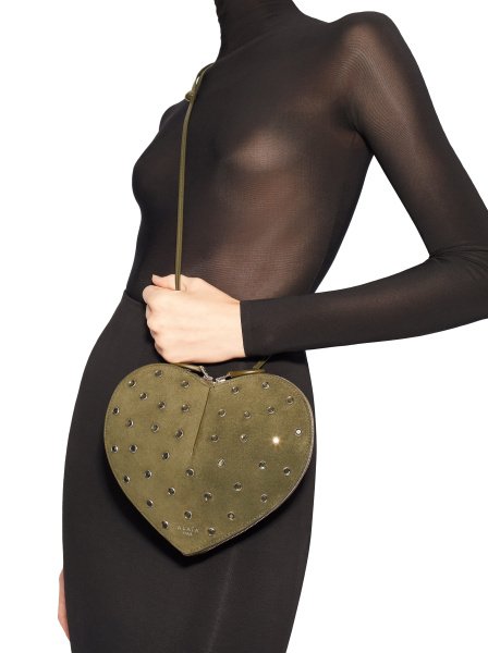 Alaia Le Coeur Small Green Alaia Le Coeur Small Green