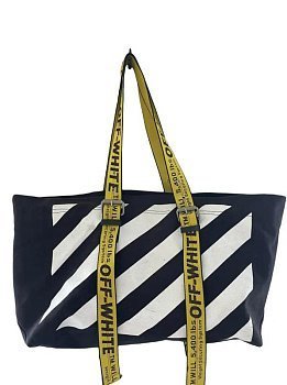 Off White Tote Large Blue