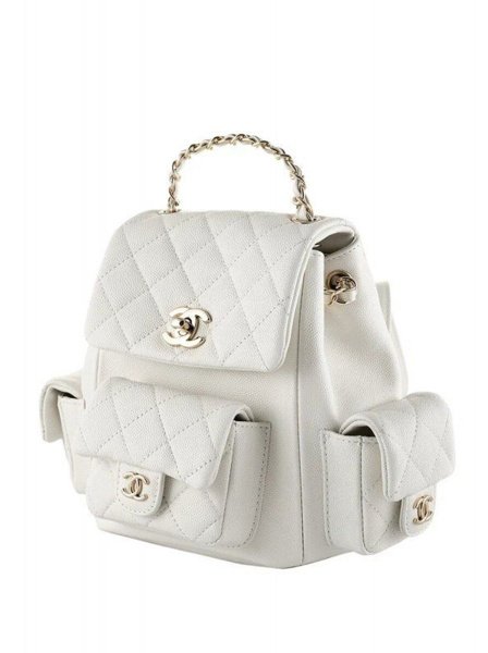Chanel Duma Medium White Chanel Duma Medium White