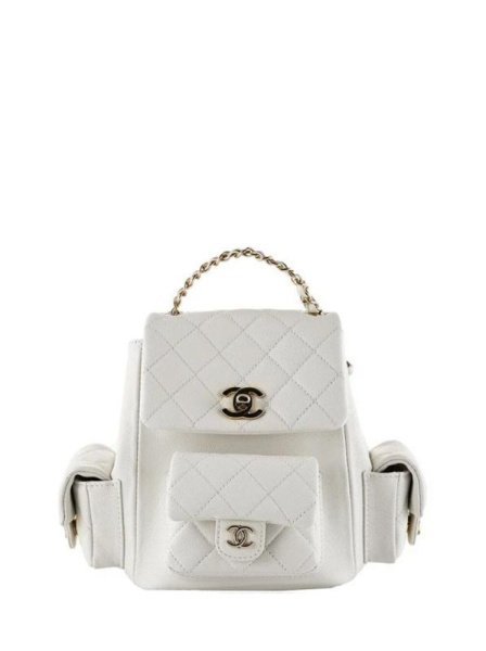 Chanel Duma Medium White Chanel Duma Medium White