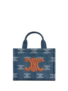 Celine Cabas Thais Small Blue Celine Cabas Thais Small Blue