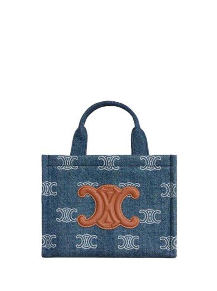 Celine Cabas Thais Small Blue Celine Cabas Thais Small Blue