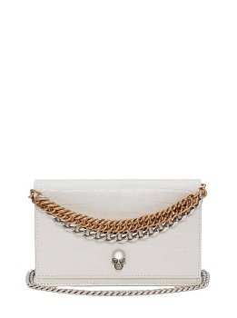 Alexander McQueen The Skull Bag Small White Alexander McQueen The Skull Bag Small White