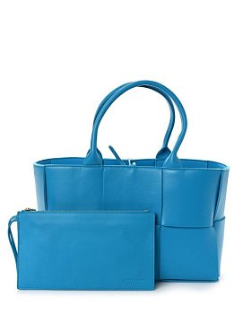 Bottega Veneta Andiamo Medium Blue Bottega Veneta Andiamo Medium Blue