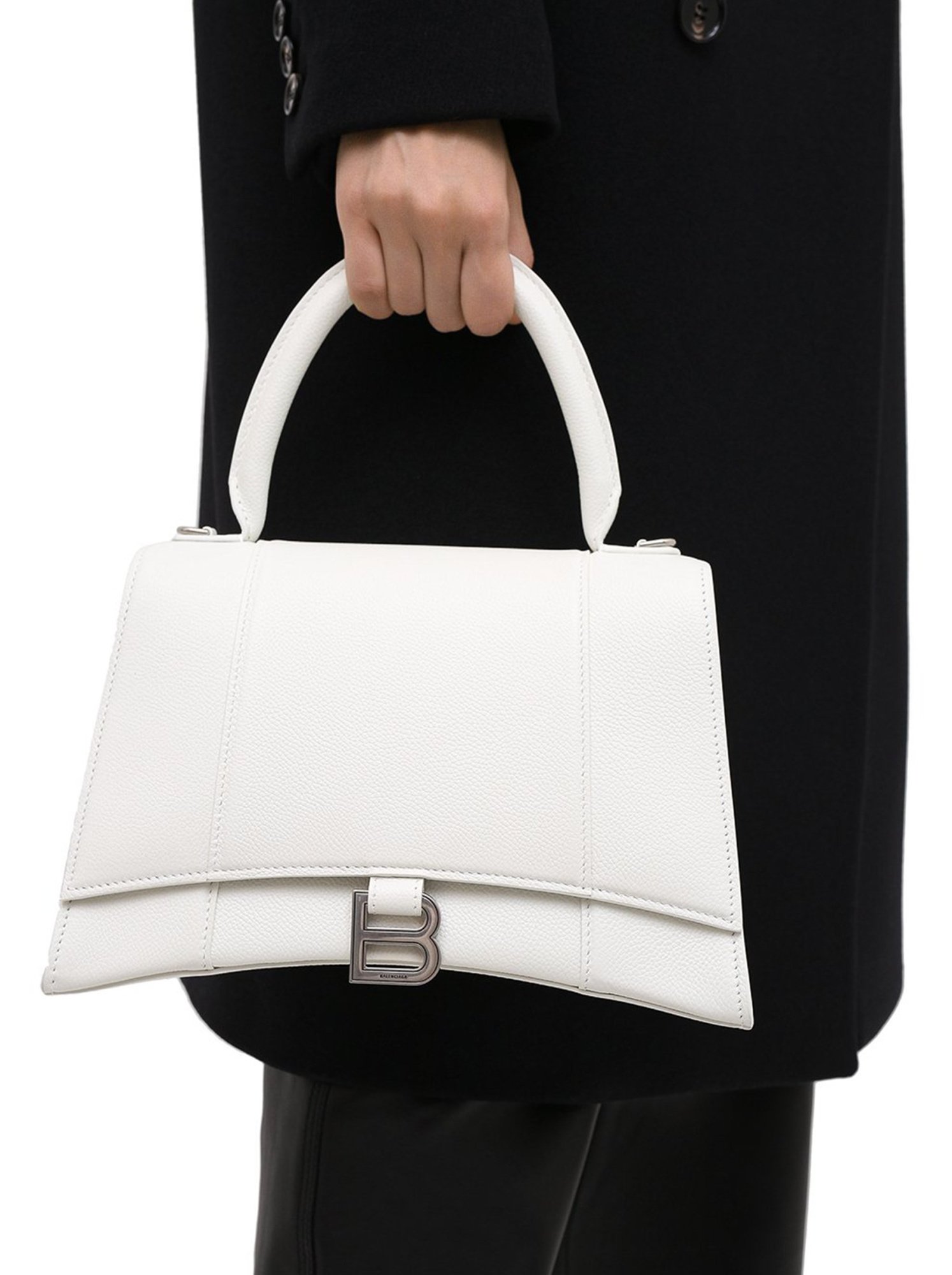 Balenciaga Hourglass Small White Balenciaga Hourglass Small White
