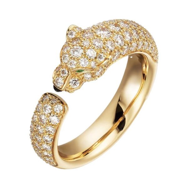 Кольцо Cartier Panthère de Cartier Белое золото