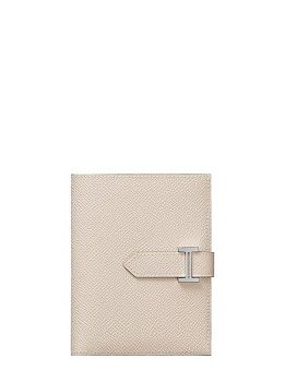 Hermes Bearn Compact Wallet Beige
