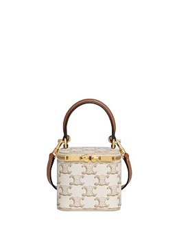 Celine Triomphe Canvas Small Beige