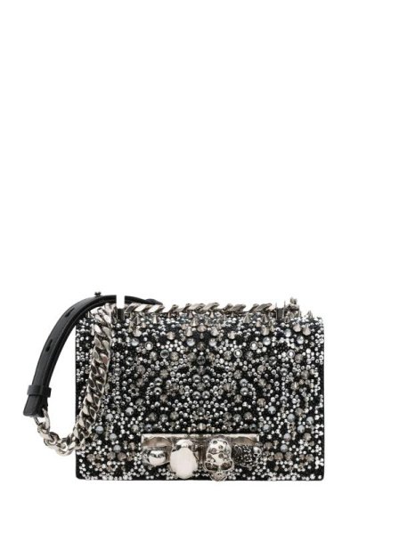 Alexander McQueen The Jewelled Bag Small Black Alexander McQueen The Jewelled Bag Small Black