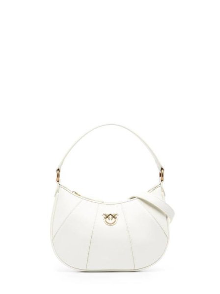 Pinko Love Bag Half Moon Small White Pinko Love Bag Half Moon Small White