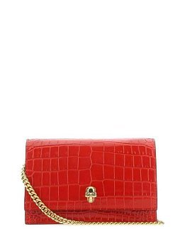 Alexander McQueen The Skull Bag Small Red Alexander McQueen The Skull Bag Small Red