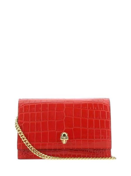 Alexander McQueen The Skull Bag Small Red Alexander McQueen The Skull Bag Small Red