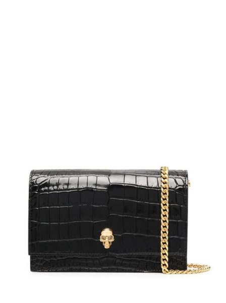 Alexander McQueen The Skull Bag Small Black Alexander McQueen The Skull Bag Small Black