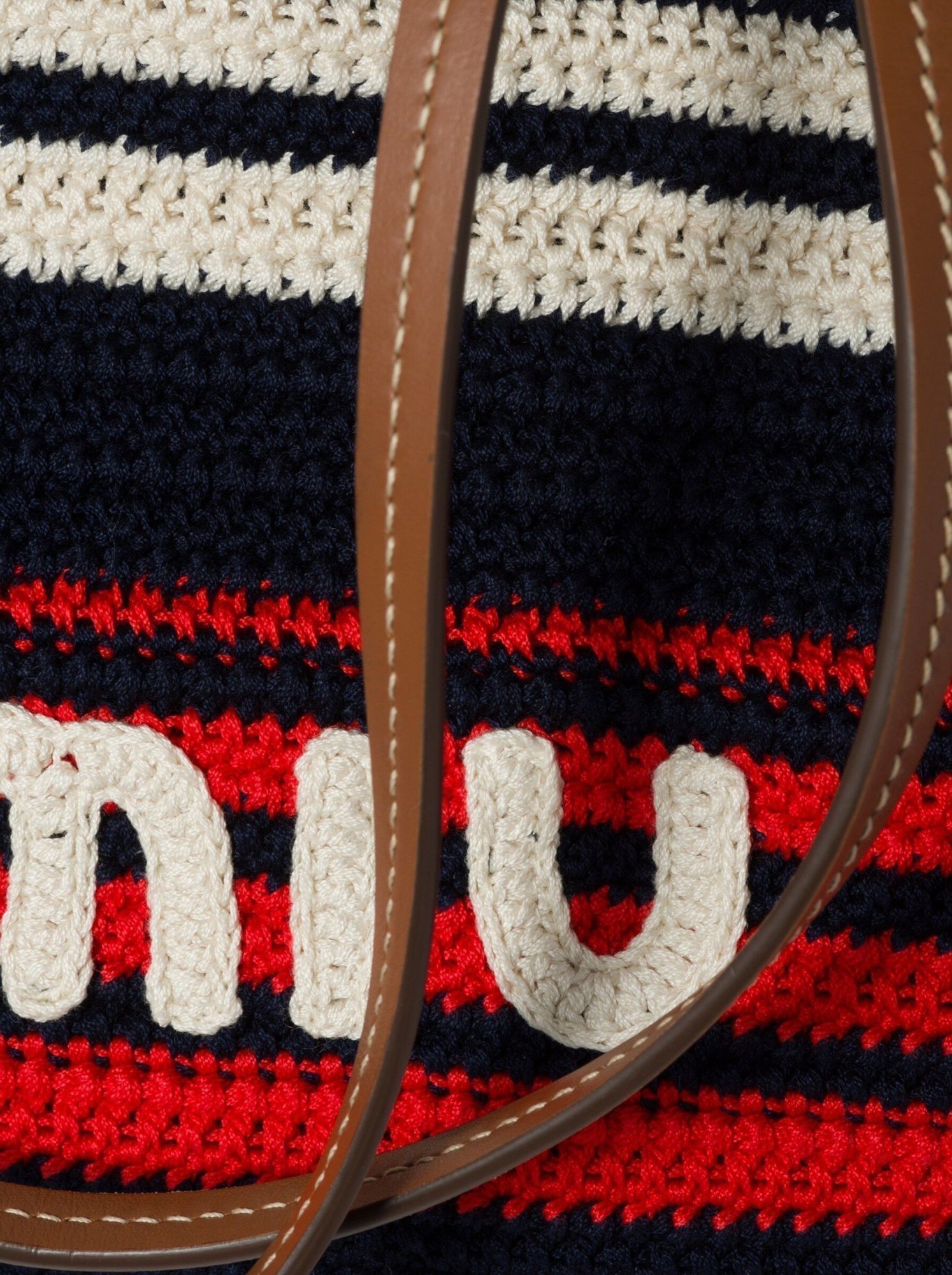 Miu Miu Crochet Large Black