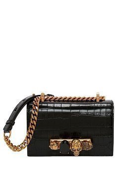 Alexander McQueen The Jewelled Bag Small Black