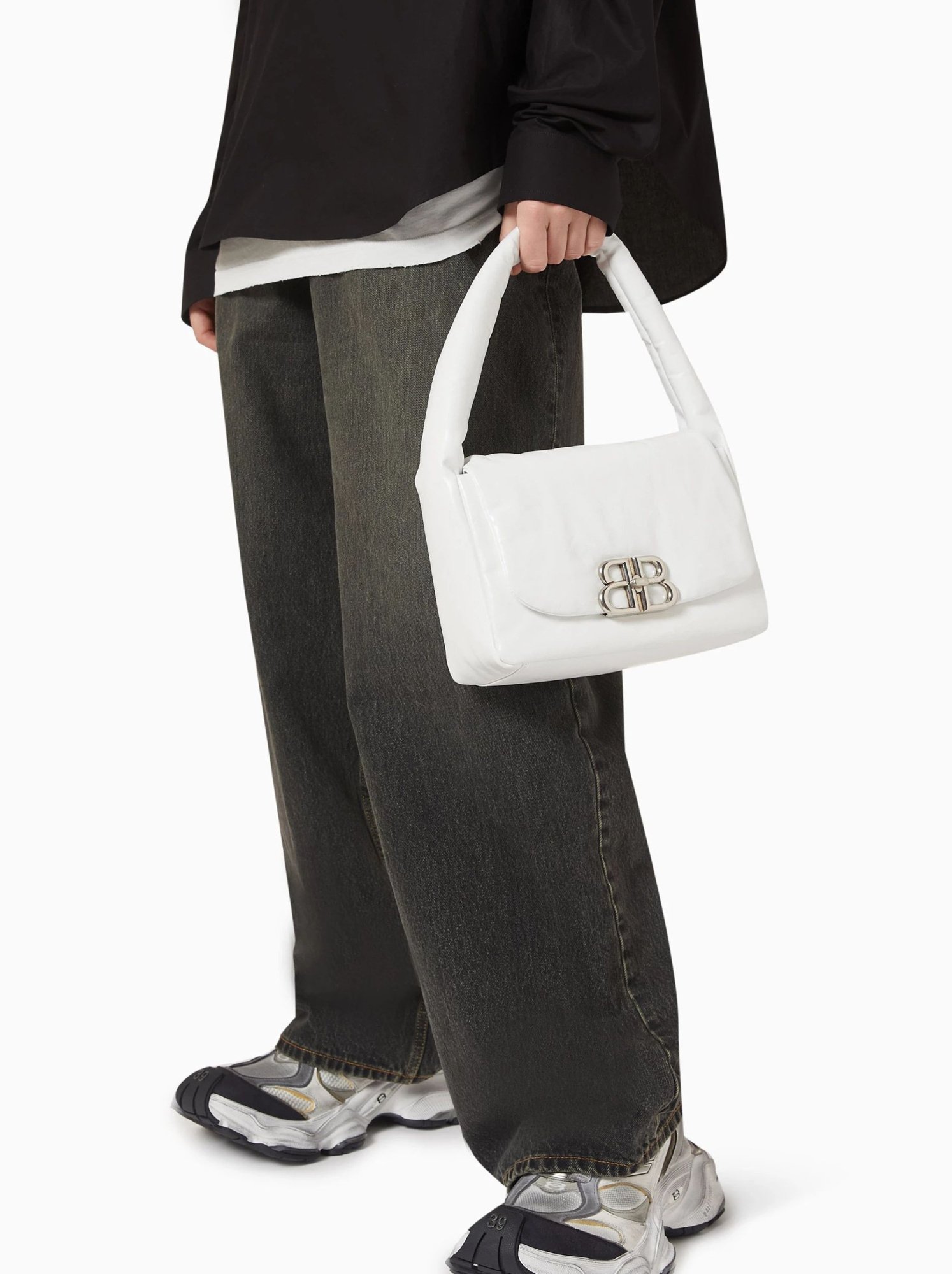 Balenciaga Monaco Small White