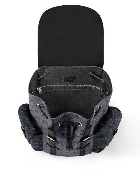 Louis Vuitton Christopher Medium Black Louis Vuitton Christopher Medium Black