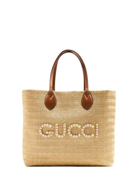 Gucci Straw Medium Beige Gucci Straw Medium Beige