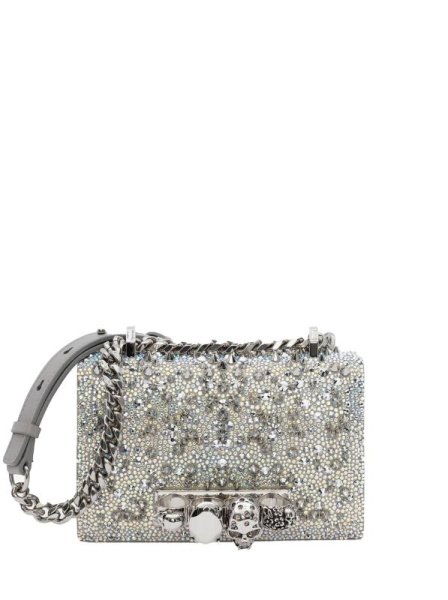 Alexander McQueen The Jewelled Bag Small White Alexander McQueen The Jewelled Bag Small White