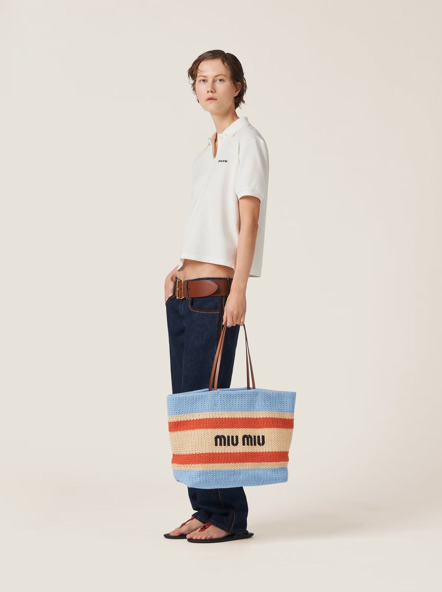 Miu Miu Crochet Large Blue Miu Miu Crochet Large Blue