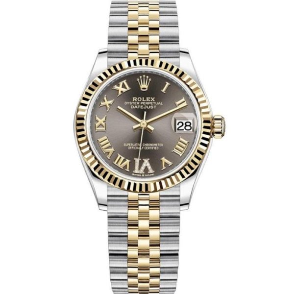 Rolex  Datejust 31 Yellow Rolesor Fluted Jubilee  278273-0018 Rolex  Datejust 31 Yellow Rolesor Fluted Jubilee  278273-0018