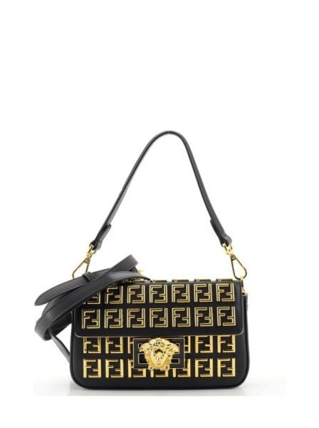Versace Brooch Small Black Versace Brooch Small Black