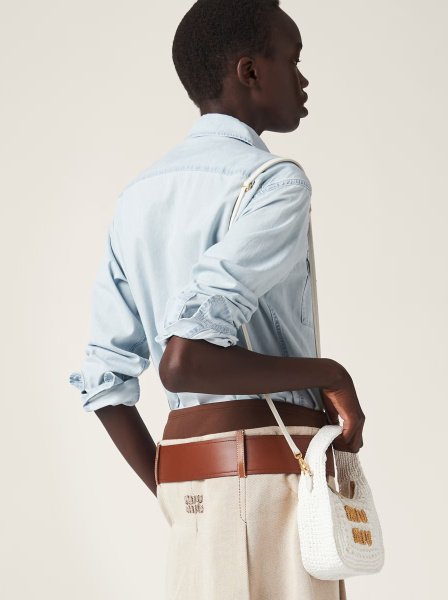 Miu Miu Wander Small White Miu Miu Wander Small White