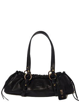Miu Miu Joie Medium Black Miu Miu Joie Medium Black