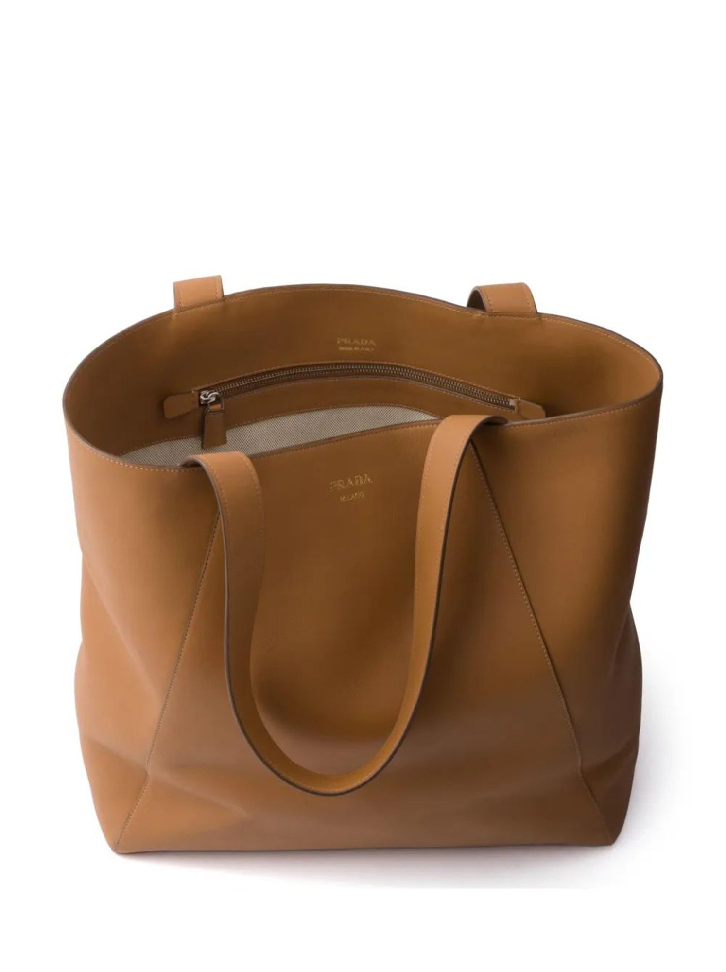 Prada Leather Large Brown