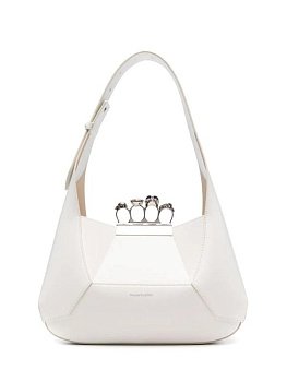 Alexander McQueen The Jewelled Bag Medium White