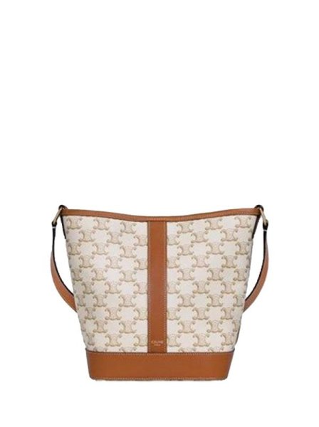 Celine Triomphe Canvas Small Beige Celine Triomphe Canvas Small Beige