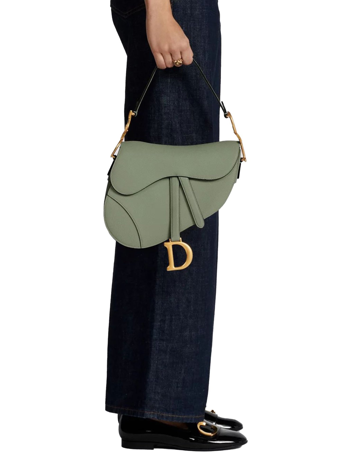 Dior Saddle Small Green