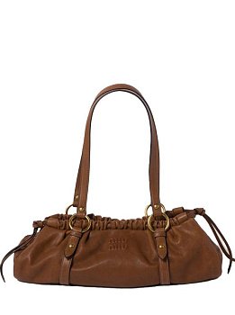 Miu Miu Joie Medium Brown Miu Miu Joie Medium Brown