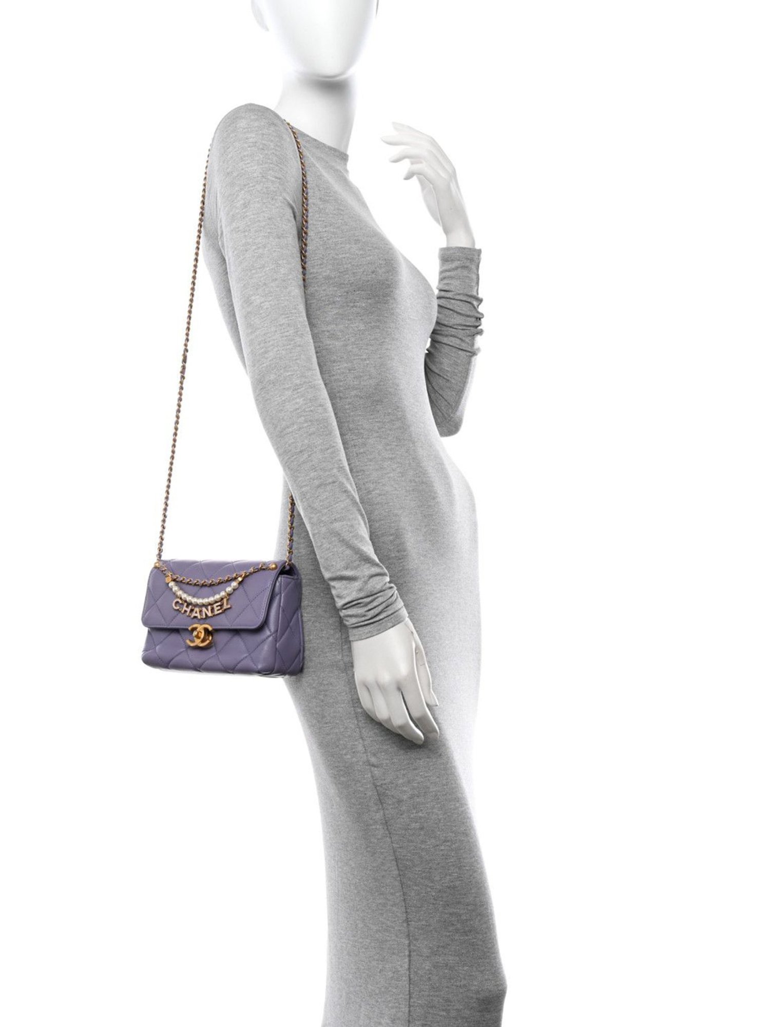 Chanel Flap Small Purple