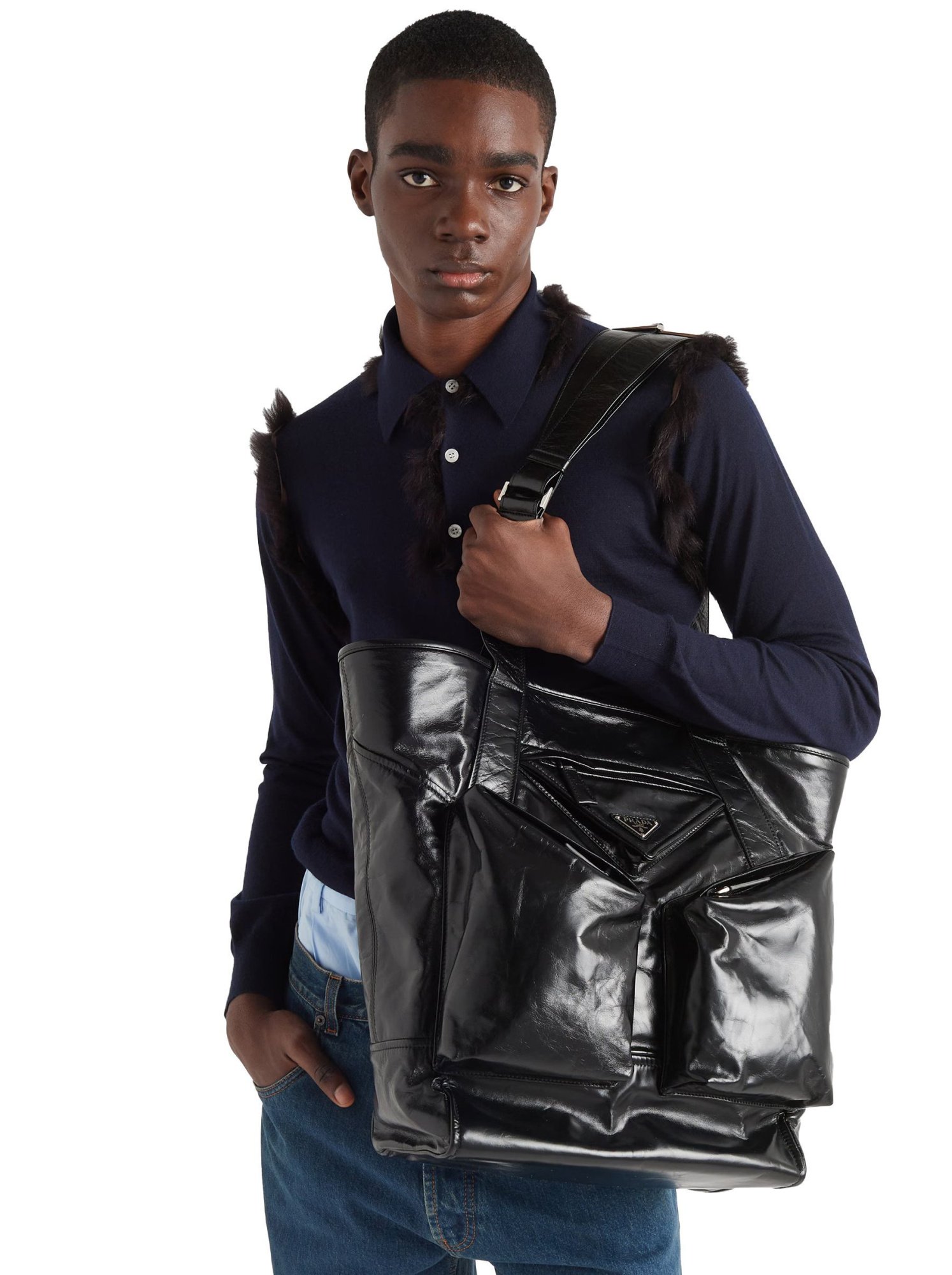 Prada Leather Large Black