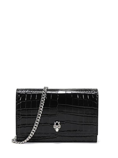 Alexander McQueen The Skull Bag Small Black Alexander McQueen The Skull Bag Small Black