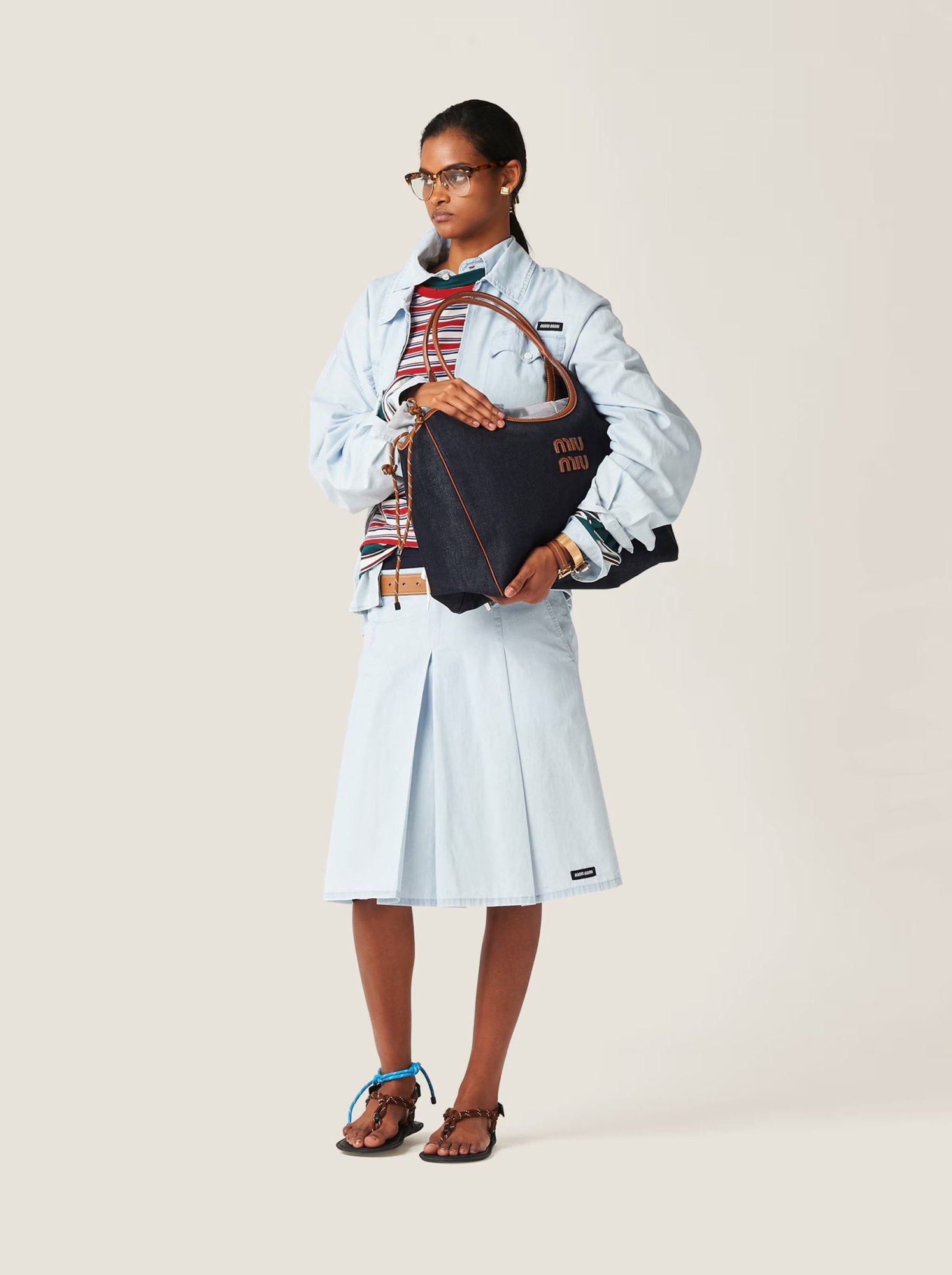 Miu Miu Ivy Large Blue