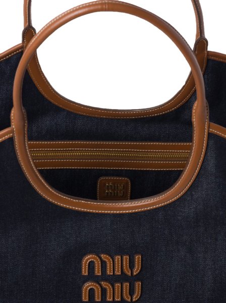 Miu Miu Ivy Large Blue Miu Miu Ivy Large Blue